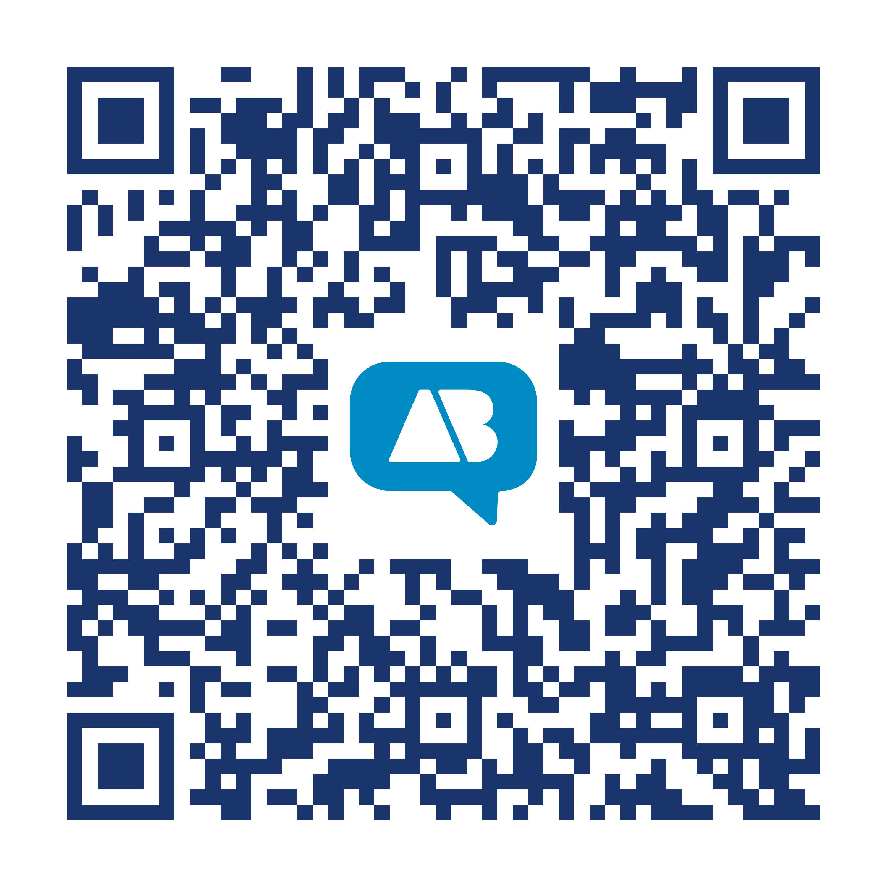 QR code for the ActBlue donation page
