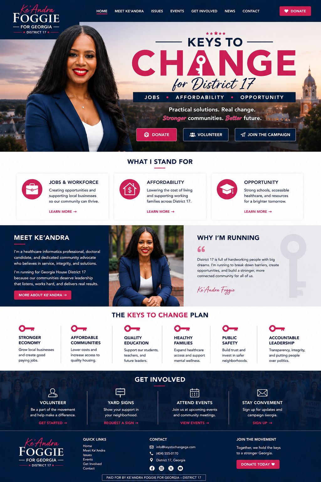 Campaign candidate reference photo