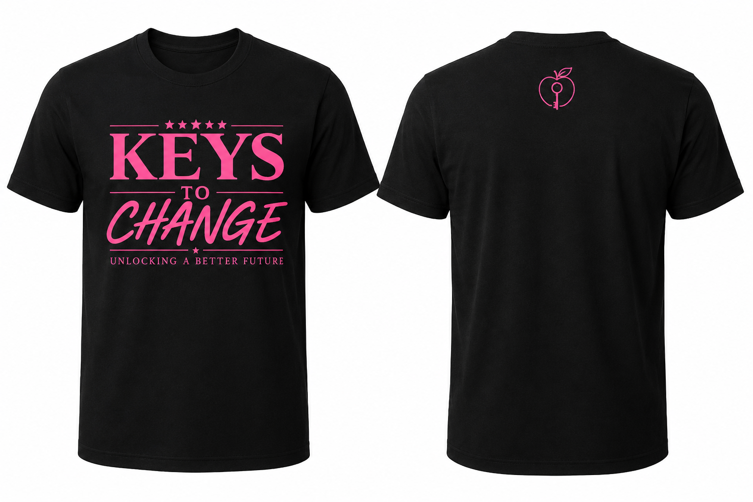 Keys to Change campaign T-shirt
